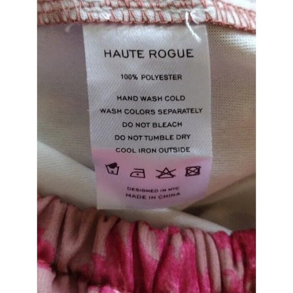 Haute Rogue Romper Womens XS Open Back Long Bell Sleeve Elastic Waist Tie Neck - Picture 10 of 10